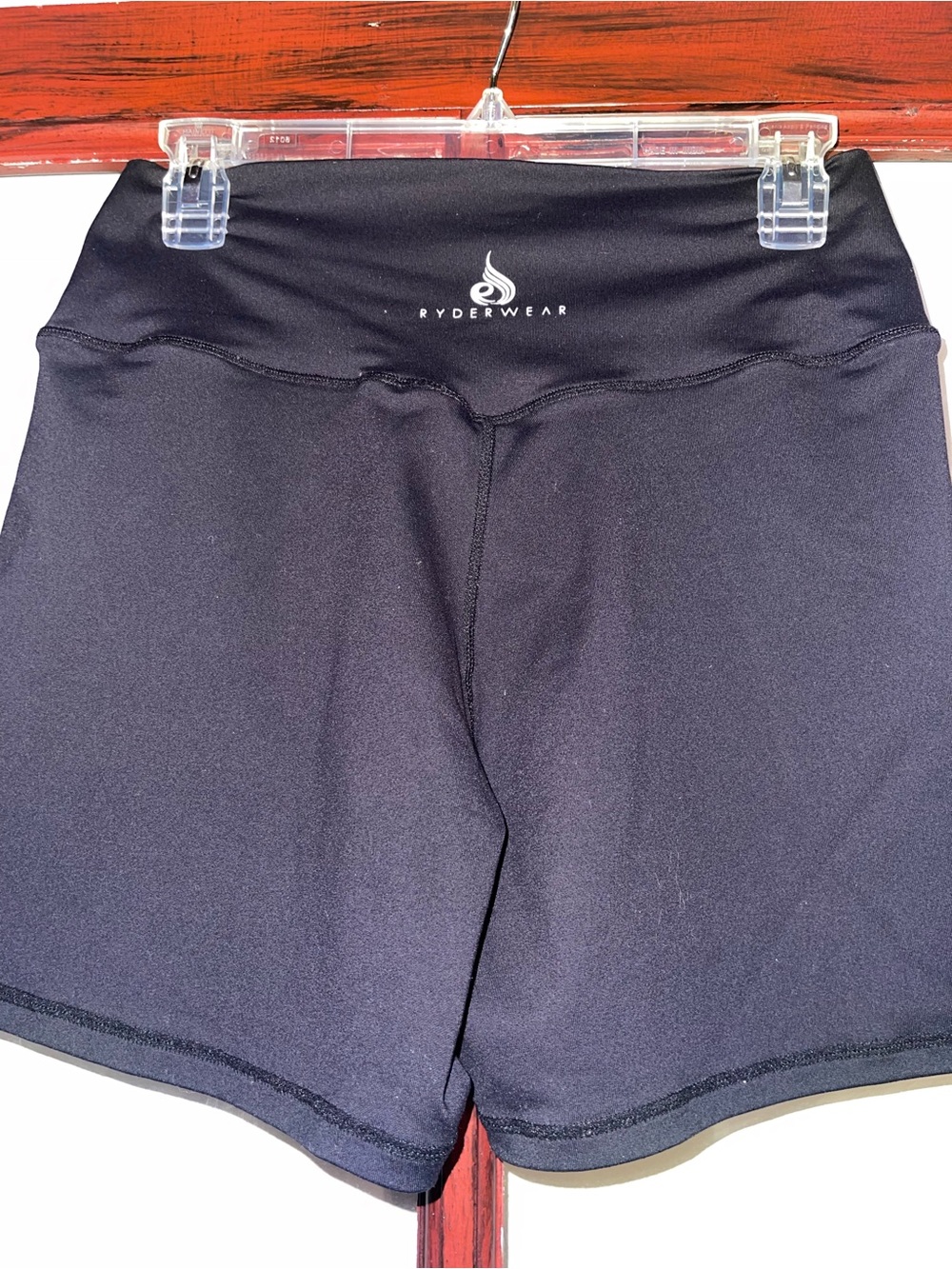 Ryderwear High-Waist Black Women's Active Shorts - Picture 2 of 6